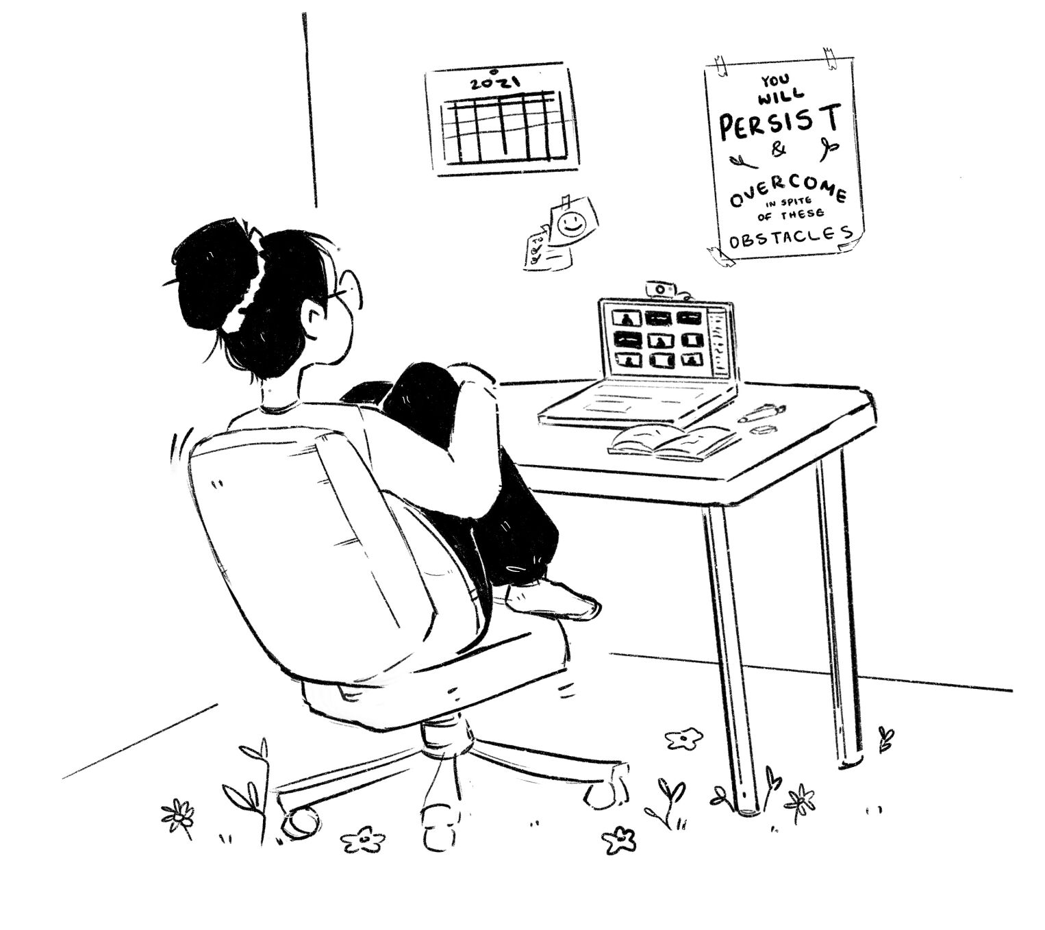 first week illustration